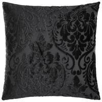 Pernă decorativă Velvet ornament - negru, Romantik / Landhaus, textil (45/45cm) - Modern Living