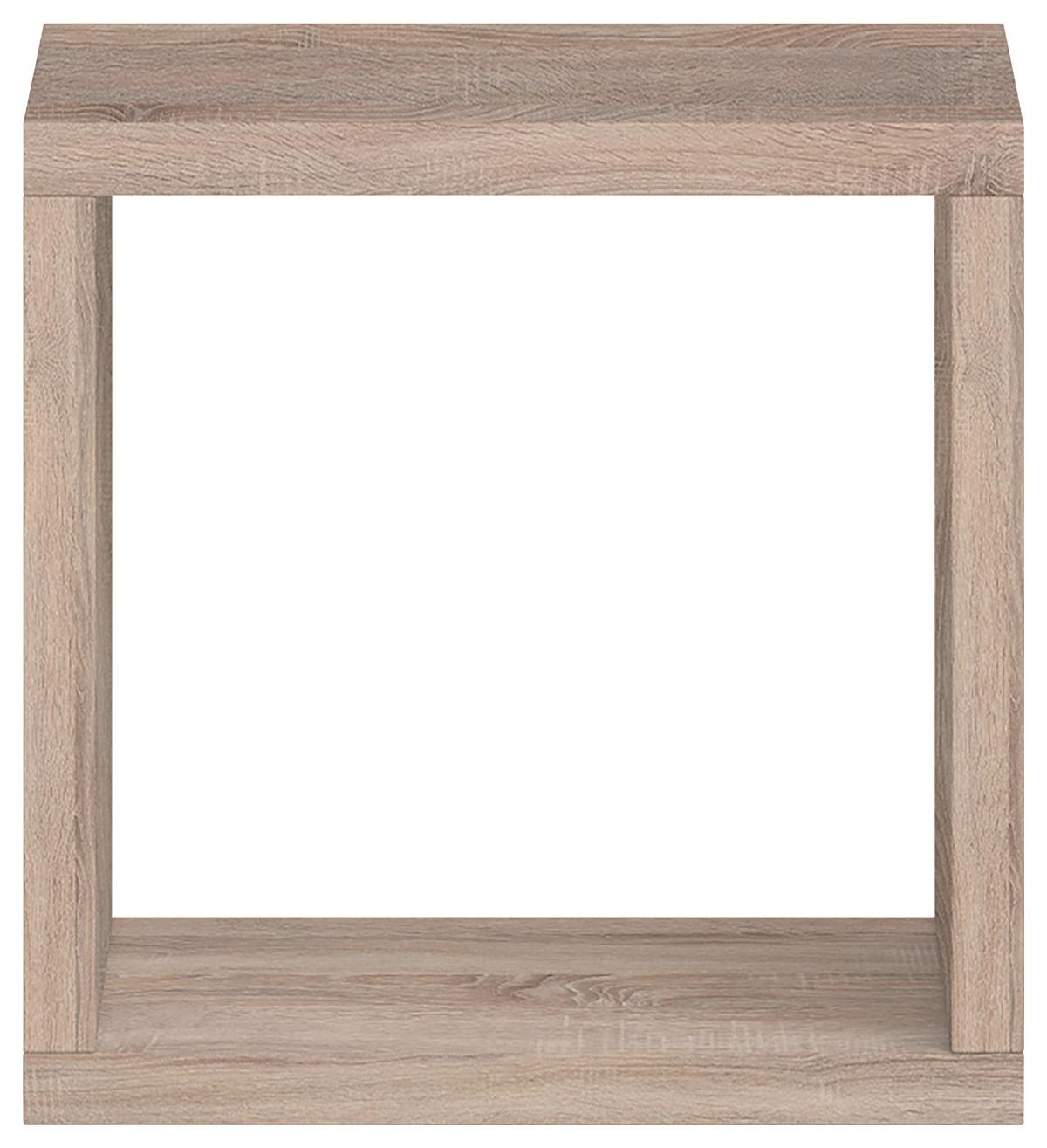 REGAŁ DZIAŁOWY STYLE - kolor dębu sonoma, Design, materiał drewnopochodny (41/41/38cm) - Carryhome