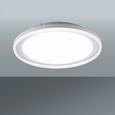 LED-Deckenleuchte Lars max. 40 Watt - Silberfarben, Kunststoff/Metall LED-Deckenleuchte Lars max. 40 Watt - Silberfarben, Kunststoff/Metall