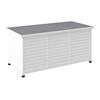 KUDDBOX BIONA - vit, Modern, metall/trä (132/60/66cm) - Bessagi Garden