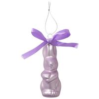 Dekohänger Bommy I Lila - Lila, Basics, Glas/Textil (4,8/12/3,5cm) - Mömax