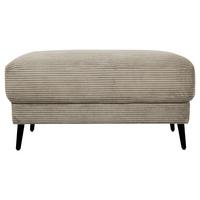 Hocker Cora Greige - Greige, Modern, Textil/Metall (92/46/60cm) - Mömax