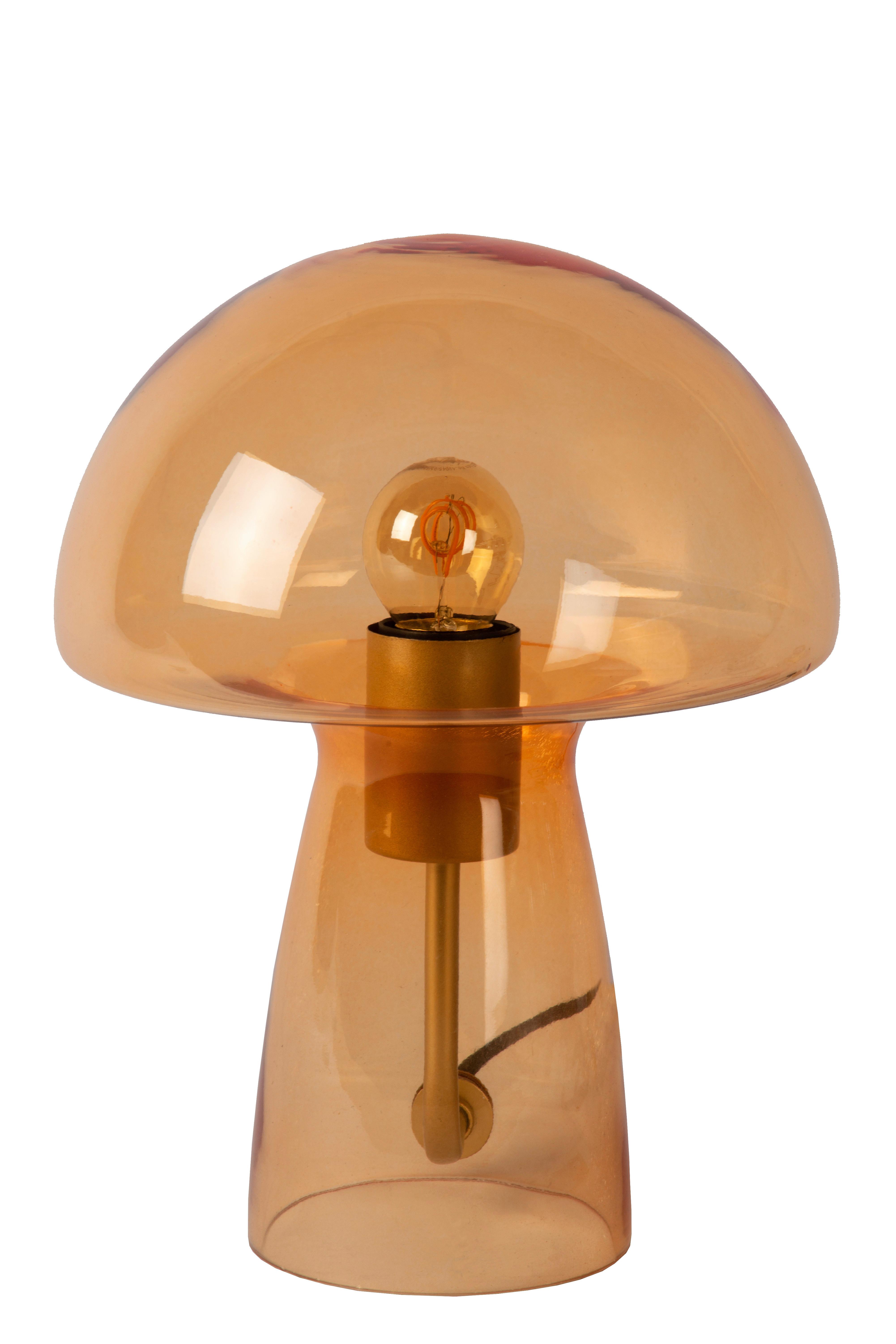 Tischleuchte 10514/01/53 Fungo - Orange, Trend, Glas (23/23/28cm) - Lucide