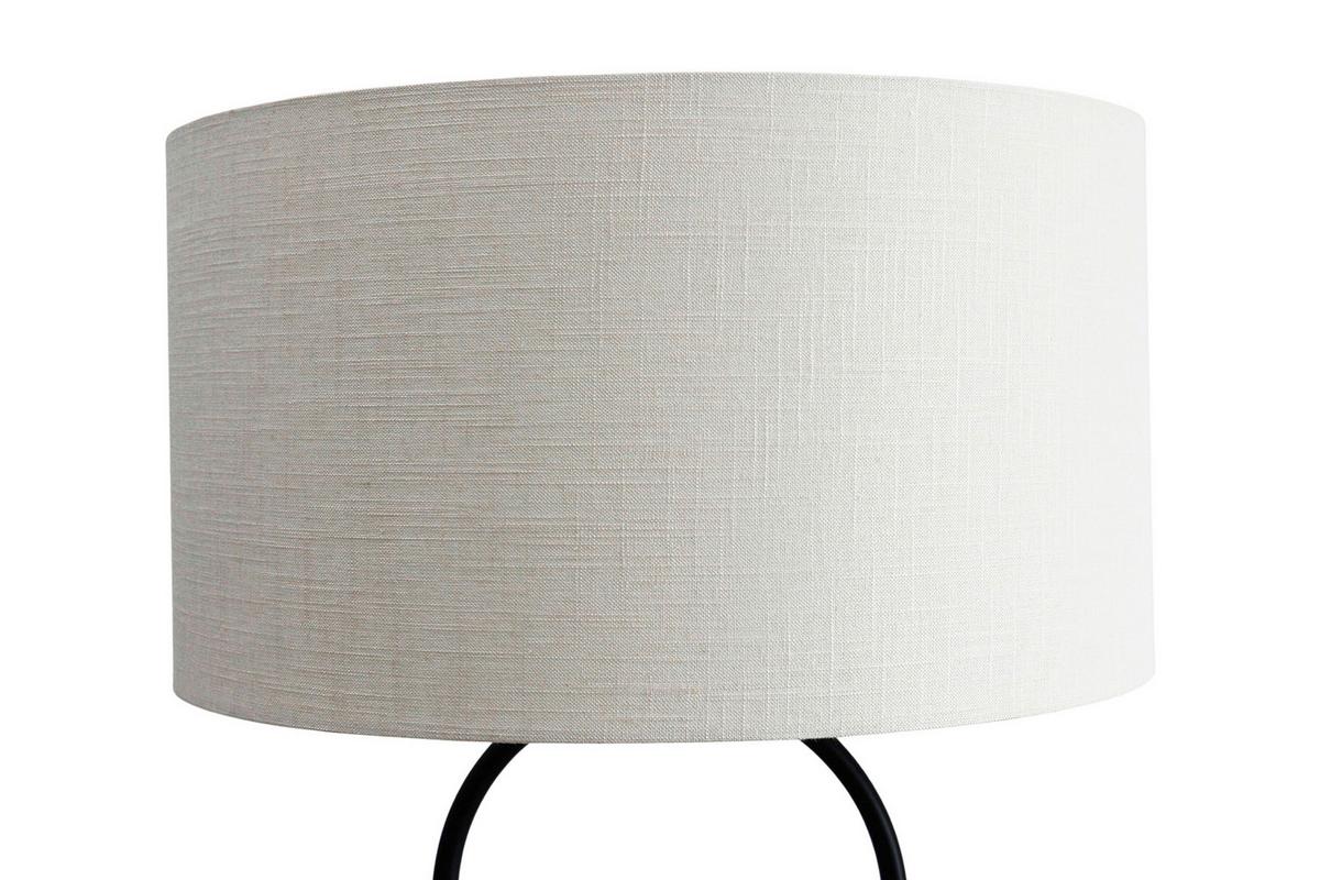 Stoječa Svetilka Driftwood - črna/bela, Design, kovina/tekstil (34/155/34cm) - P & B