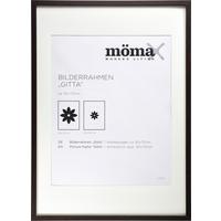 Bilderrahmen Gitta aus Holz ca. 50x70cm - Wengefarben, MODERN, Glas/Holzwerkstoff (50/70/3,6cm) - Modern Living