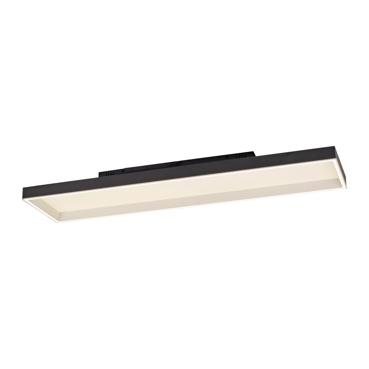 LAMPA SUFITOWA LED 6317-18 Q-MAGONG - czarny, Basics, tworzywo sztuczne/metal (120/30/8.4cm) - Paul Neuhaus