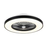LED-Deckenleuchte Mitzi Schwarz/Weiß max. 0,07 Watt - Transparent/Schwarz, MODERN, Kunststoff (57/19cm) - Mömax