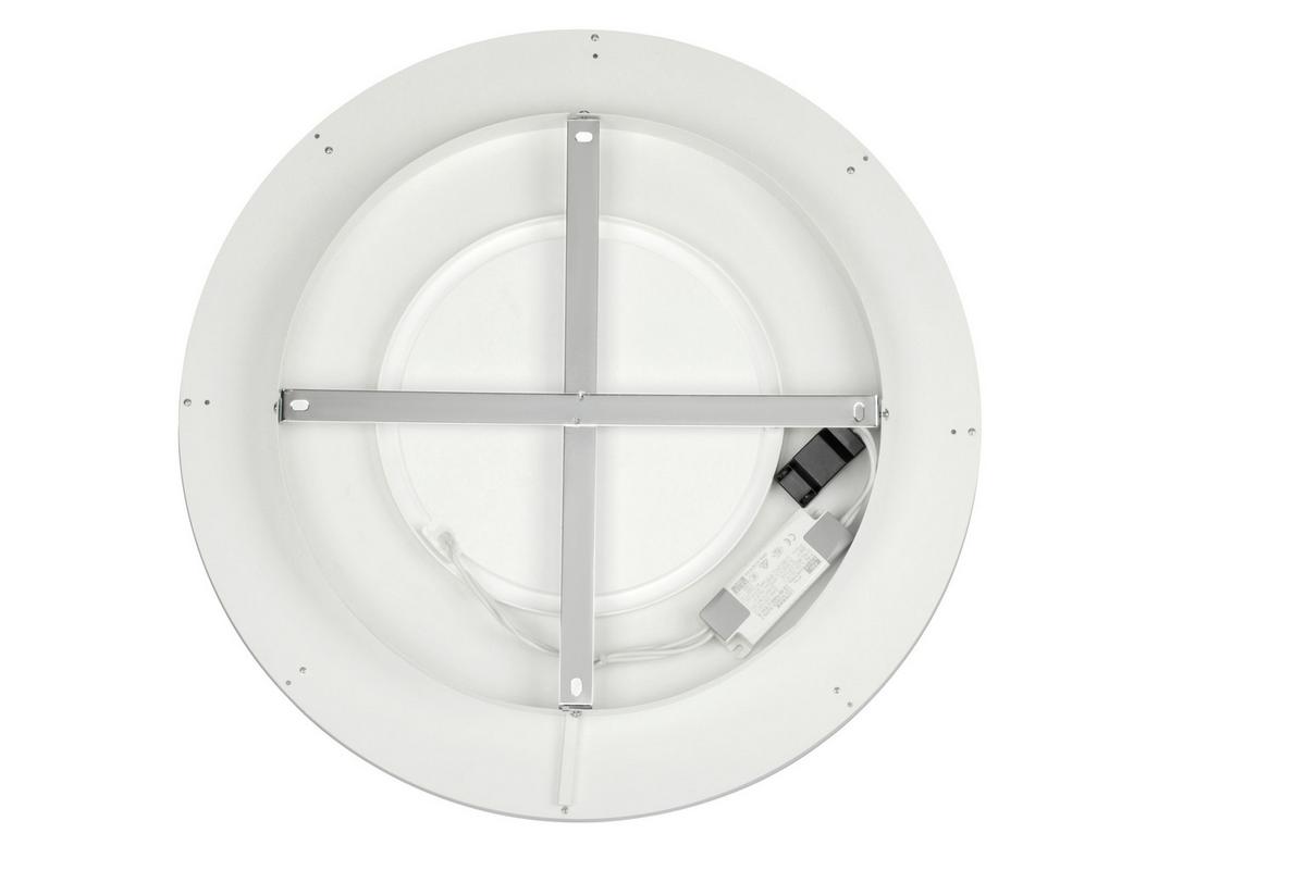 LAMPA SUFITOWA LED TOLEDO *SBN* - biały, Basics, tworzywo sztuczne/metal (50/5cm) - Novel