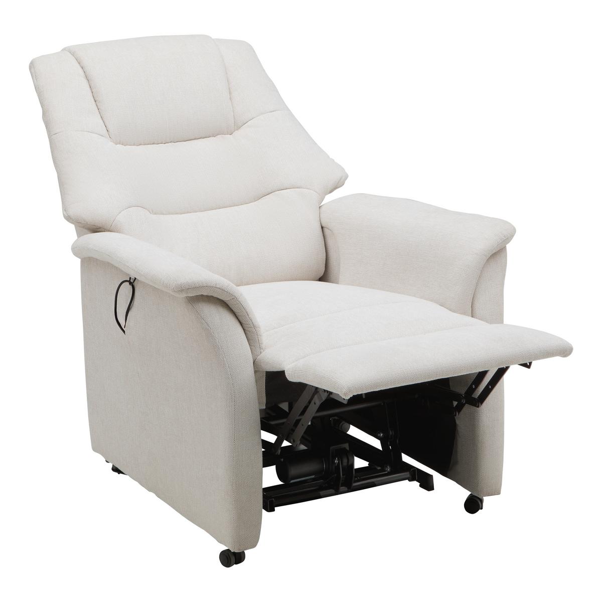 Relaxsessel Garda Creme - Creme, MODERN, Textil (85/110/85cm)
