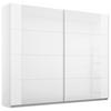 DULAP USI CULISANTE ARTEMIS - alb/alb lucios intens, Modern, sticlă/material pe bază de lemn (226/210/62cm) - Modern Living