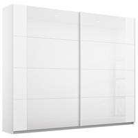 Ormar S Kliznim Vratima Artemis - bijela/bijela visoki sjaj, Moderno, staklo/drvni materijal (226/210/62cm) - Modern Living