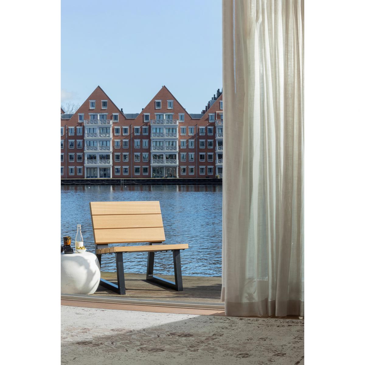 Couchtisch Pebble Weiß B: 50 cm - Weiß, Design, Glas/Keramik (50/50/35cm) - Livetastic