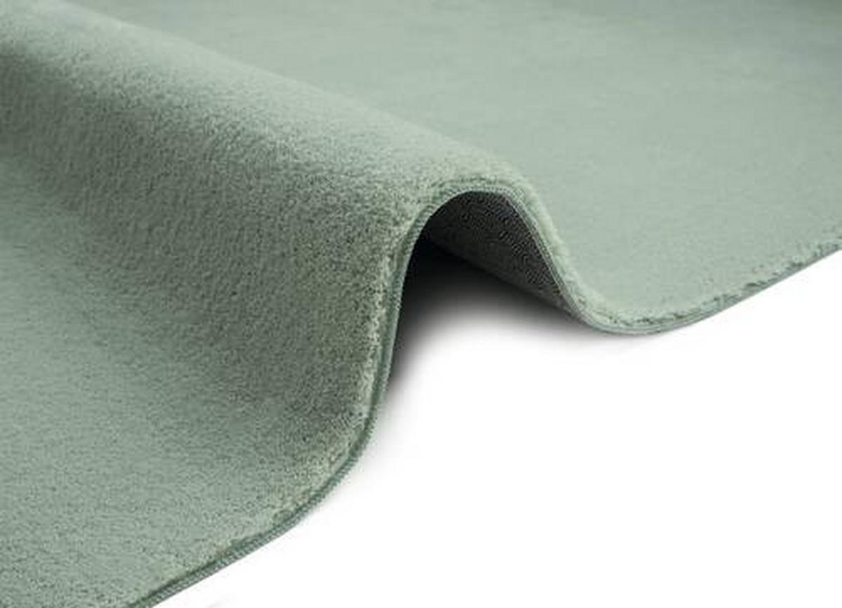 Fellteppich Loft Grün ca. 80x150cm - Grün, KONVENTIONELL, Textil (80/150cm)