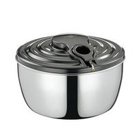 WIRÓWKA DO SAŁATY 1310192800 - kolor stalowy/czarny, Basics, metal (24,5/15,6cm) - KÜCHENPROFI