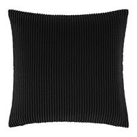 Kissenhülle Maxima Schwarz ca. 50x50cm - Schwarz, Konventionell, Textil (50/50cm) - Mömax