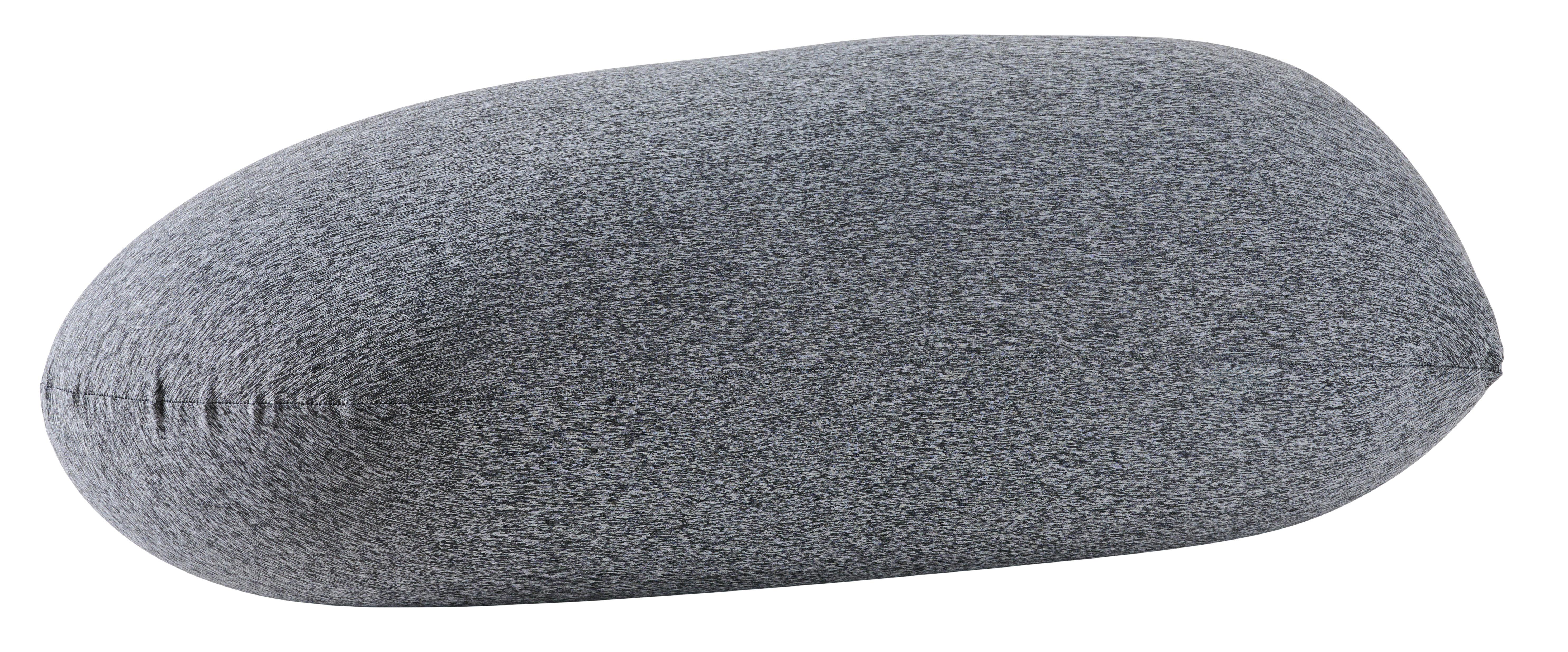 Sitzsack mit Zip ca. 60x75x150 cm Grau - Grau, MODERN, Textil (60/75/150cm) - Livetastic