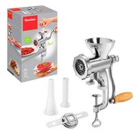 Húsdaráló Jack 3in1 - alumíniumszínű, Basics, műanyag/fém (14,3/26,1/9,8cm) - Metaltex