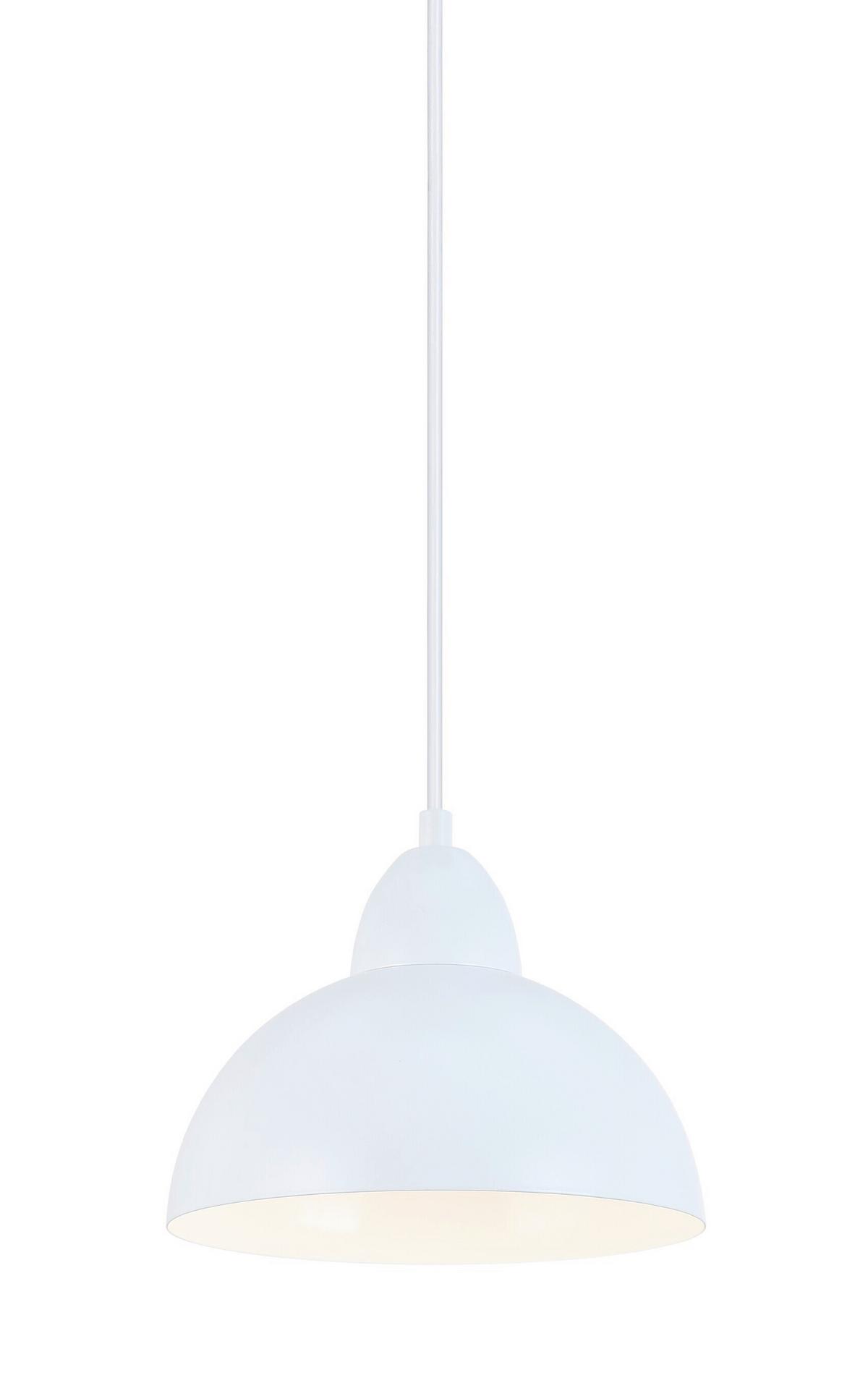 Lampă suspendată Michael - alb, Modern, plastic/metal (20/100cm) - Mömax