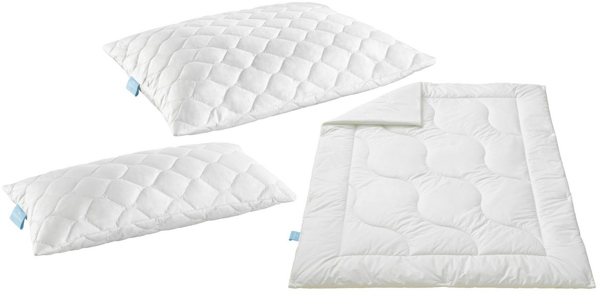 PODUSZKA POD GŁOWĘ KISSEN CYCLE - biały, Basics, materiały naturalne/tkanina (40/80cm) - UNWYND