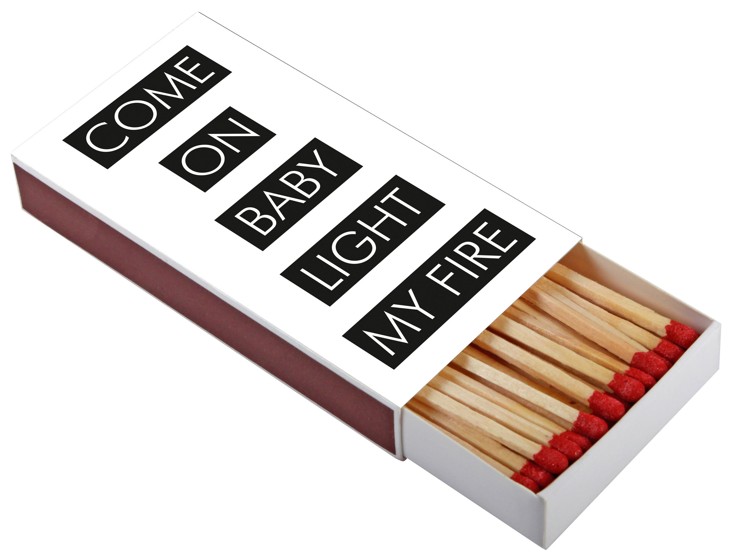 Streichhölzer Flame 2er-Packung - Design, Karton/Holz (11,2/6/1,8cm) - Modern Living