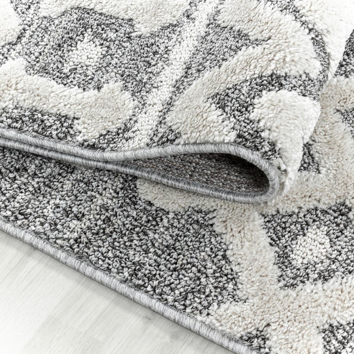 Webteppich Pisa Grau ca. 280x370cm - Grau, KONVENTIONELL, Textil (280/370cm)