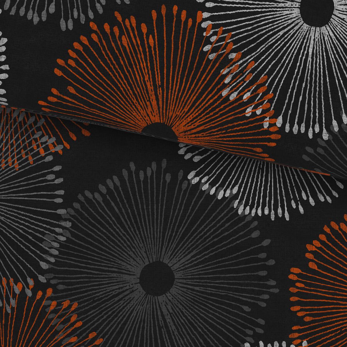 BETTWÄSCHESET MILA - Beige/Schwarz, Natur, Textil (160/210cm) - Modern Living