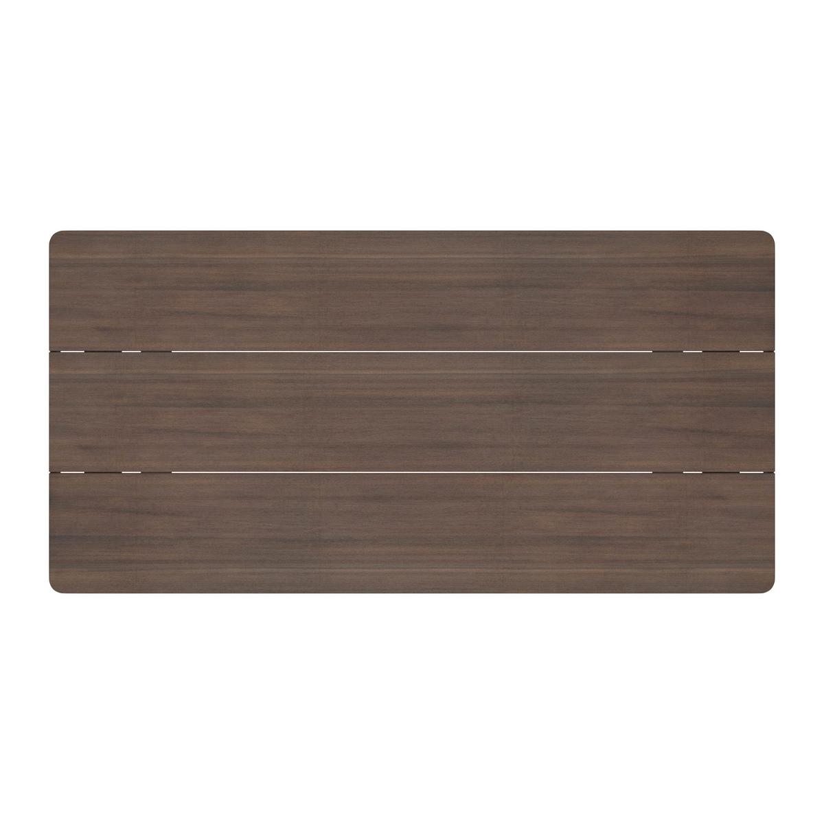 Dining-Loungeset Gianna Schwarz aus Holz/Textil/Metall - Schwarz/Teakfarben, Modern, Holz/Textil (221/71/76cm) - Bessagi Garden