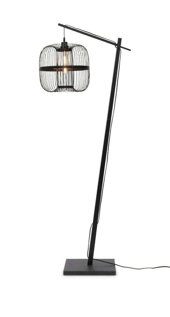 Stoječa Svetilka Hokkaido, Črna - črna, Trend (176/36/63cm) - Good & Mojo