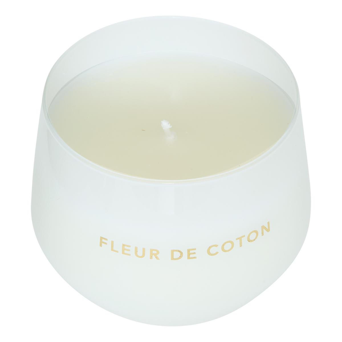 Svijeća Mirisna Glowy - bijela, Basics (10/7,8cm)