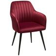 Scaun Cu Brațe Martha - magenta/negru, Modern, metal/textil (57/83,5/58cm) - Modern Living Scaun Cu Brațe Martha - magenta/negru, Modern, metal/textil (57/83,5/58cm) - Modern Living