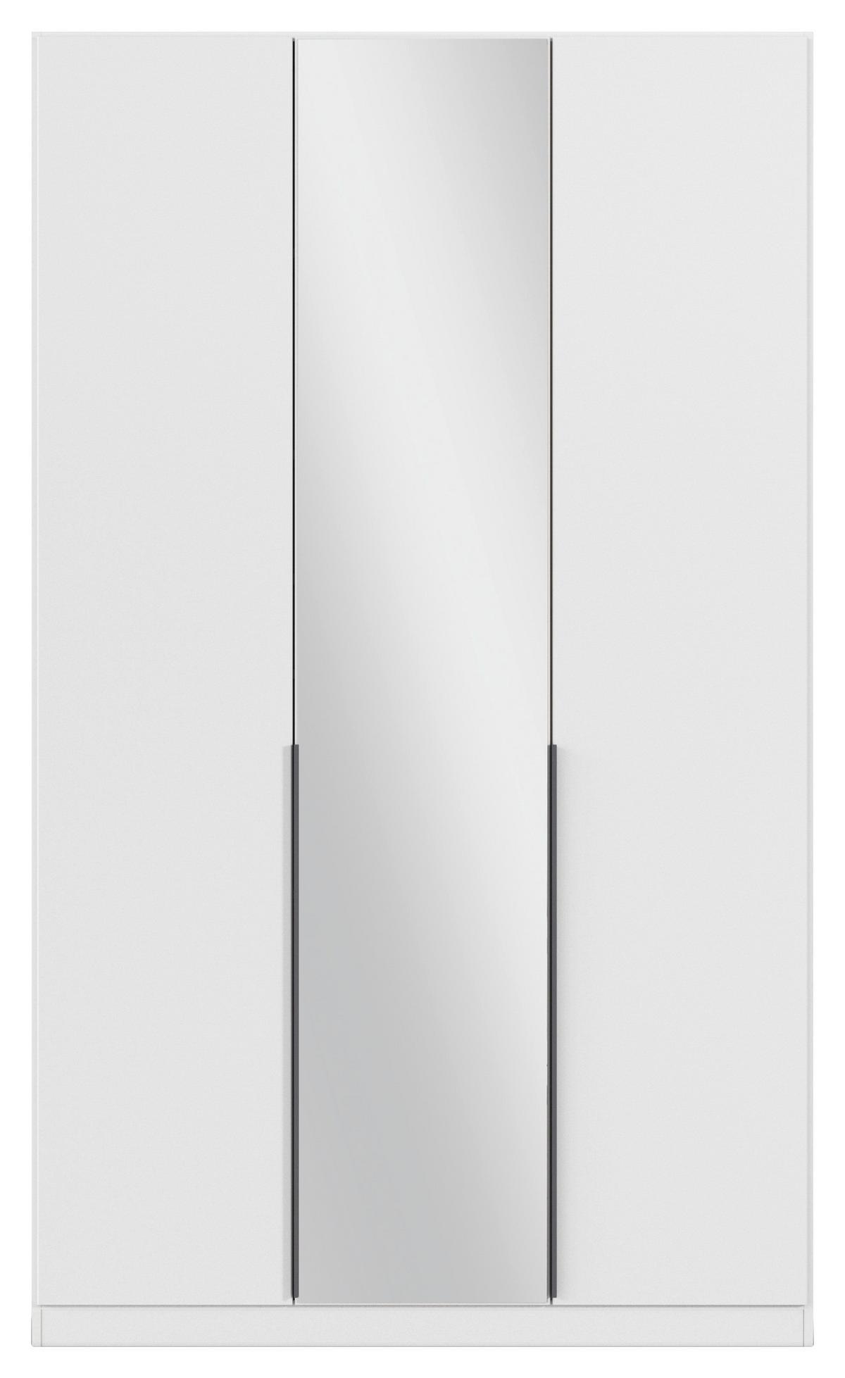 Ormar S Klasičnim Vratima Alabama - bijela/siva, Moderno, drvni materijal/metal (136/229/54cm) - Modern Living