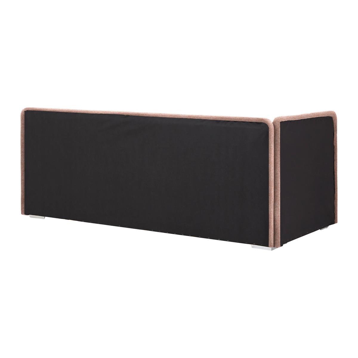 Bett Remi Rosa ca. 120x200cm - Chromfarben/Naturfarben, KONVENTIONELL, Holz/Kunststoff (120/200cm) - Mömax