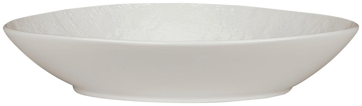 Mélytányér Haruki - fehér, Modern, kerámia (25,3/22,3/5,1cm) - Mömax