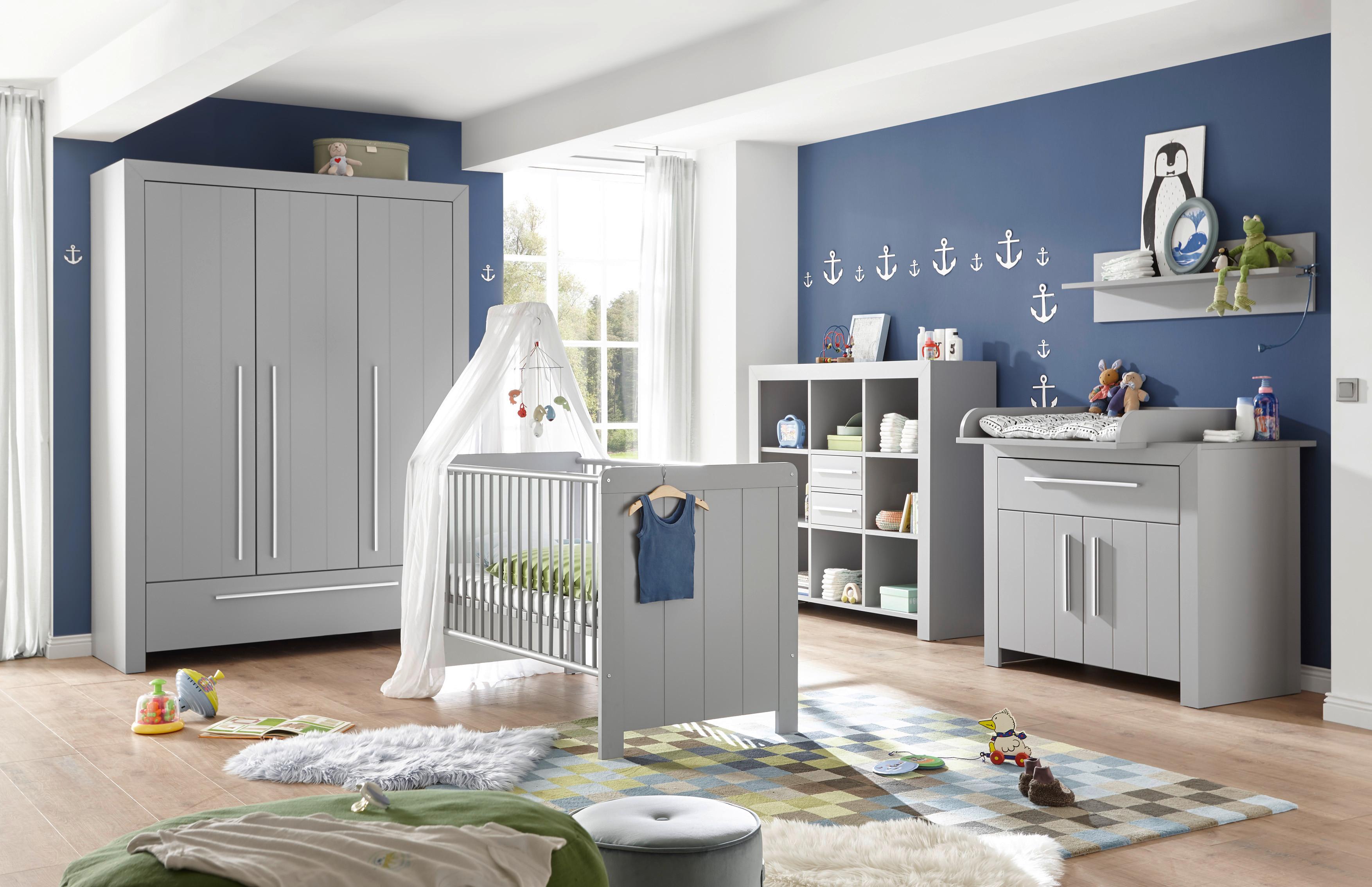 Gitterbett Nikola ca. 70x140 cm Grau - Grau, KONVENTIONELL, Holzwerkstoff (145/77/90cm) - MID.YOU