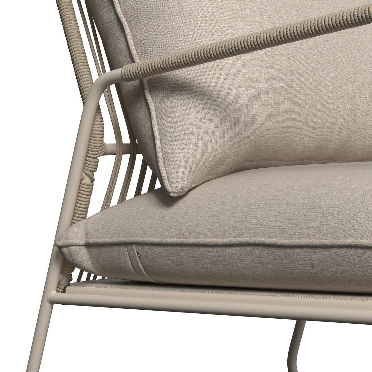 Balkonset Male Beige - Beige, MODERN, Kunststoff/Textil