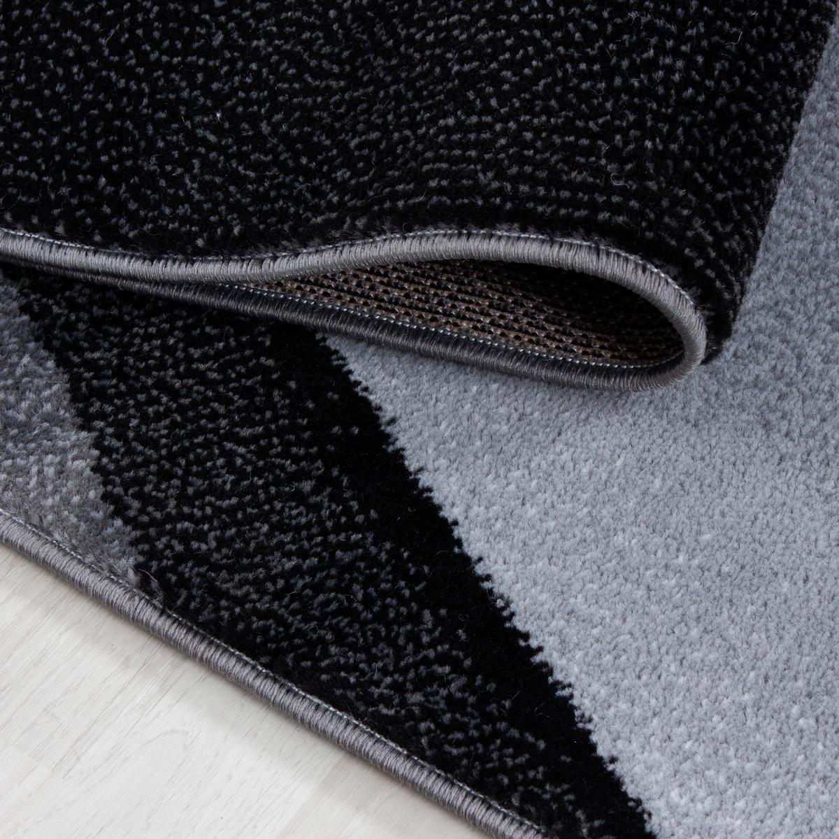 Tkana Preproga Plus, Črna/bela, Ca. 120x170cm - črna/bela, Design, tekstil (120/170cm) - Novel