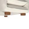 BÄDDSOFFA BELLA - vit/naturfärgad, Modern, metall/trä (141/77/85cm) - Bessagi Home