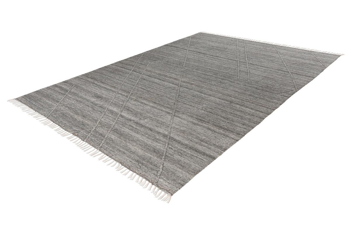 FLACHWEBETEPPICH MY DAKAR 365 - Grau, Basics, Textil (80/150cm)