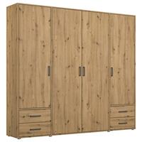 DULAP USI ROTATIVE VOYAGER - stejar Artisan, Modern, material pe bază de lemn (187/194/53cm) - Modern Living