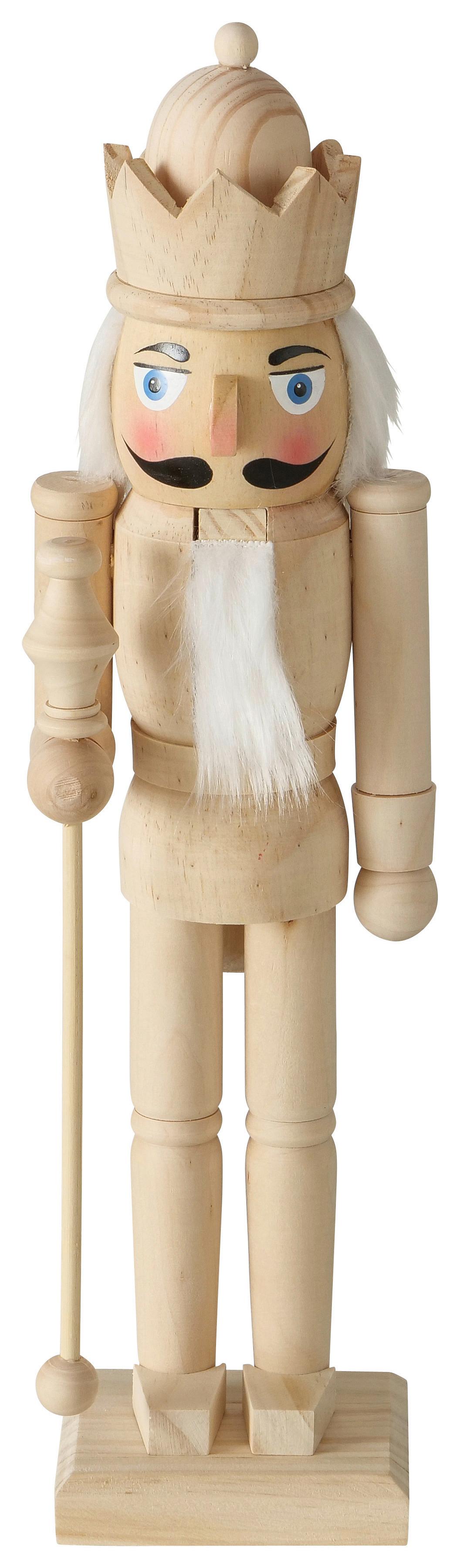 Figurină spărgător de nuci Havre - culoare natur, Lifestyle, lemn (10/38/8cm) - Premium Living