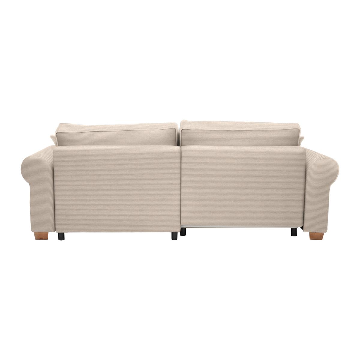 Wohnlandschaft Angelo Creme - Creme, MODERN, Holz/Holzwerkstoff (255/92/185cm) - Mömax
