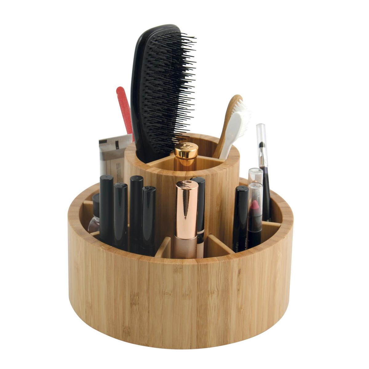 Kosmetik-organizer 143454 Isalys - Hellbraun, Konventionell, Holz (20/20/15.3cm) - Spirella