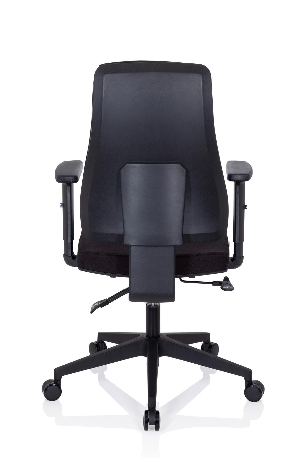 Pisarniški Stol Mathes, Črna - črna, Moderno, umetna masa/tekstil (65/113/60cm) - MID.YOU