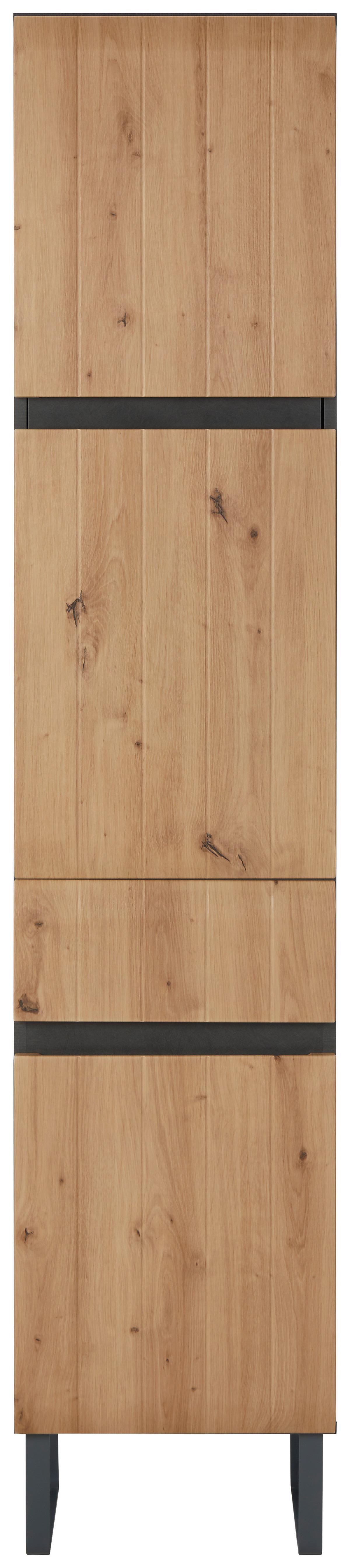 Hochschrank in Artisan Eiche - Modern, Holzwerkstoff (40/176/31cm) - Premium Living