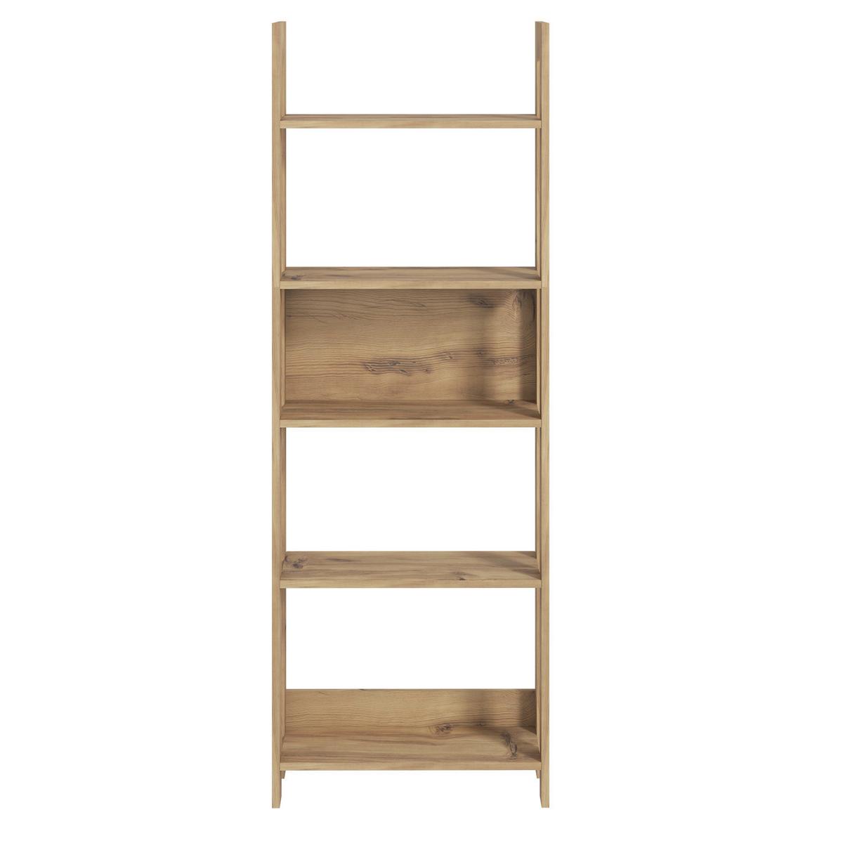 REGAL COUNTRY BÜCHERREGAL - Nussbaumfarben, Design, Holzwerkstoff (64/180/30cm) - Livetastic