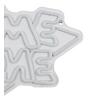 LED-DEKORATIONSLAMPA ZONI - vit/transparent, Modern, plast (39/32/1,6cm) - Mömax