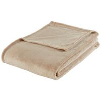 Kuscheldecke Michael XXL in Beige ca. 220x240cm - Beige, Textil (220/240cm) - Modern Living
