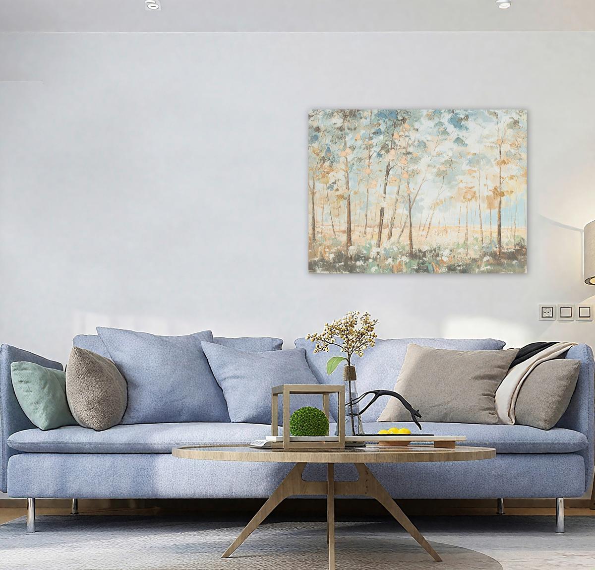 LEINWANDBILD ALLEY - Multicolor, Modern, Holzwerkstoff/Textil (90/120/3,7cm) - Mömax