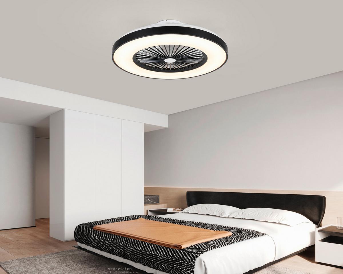 Stropna Led-svetilka Mitzi - črna/bela, Moderno, umetna masa (57/19cm) - Mömax