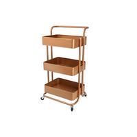 Servirni Voziček Danao, Barva Bakra - barve bakra, Basics, kovina (43/32/86cm) - Echtwerk